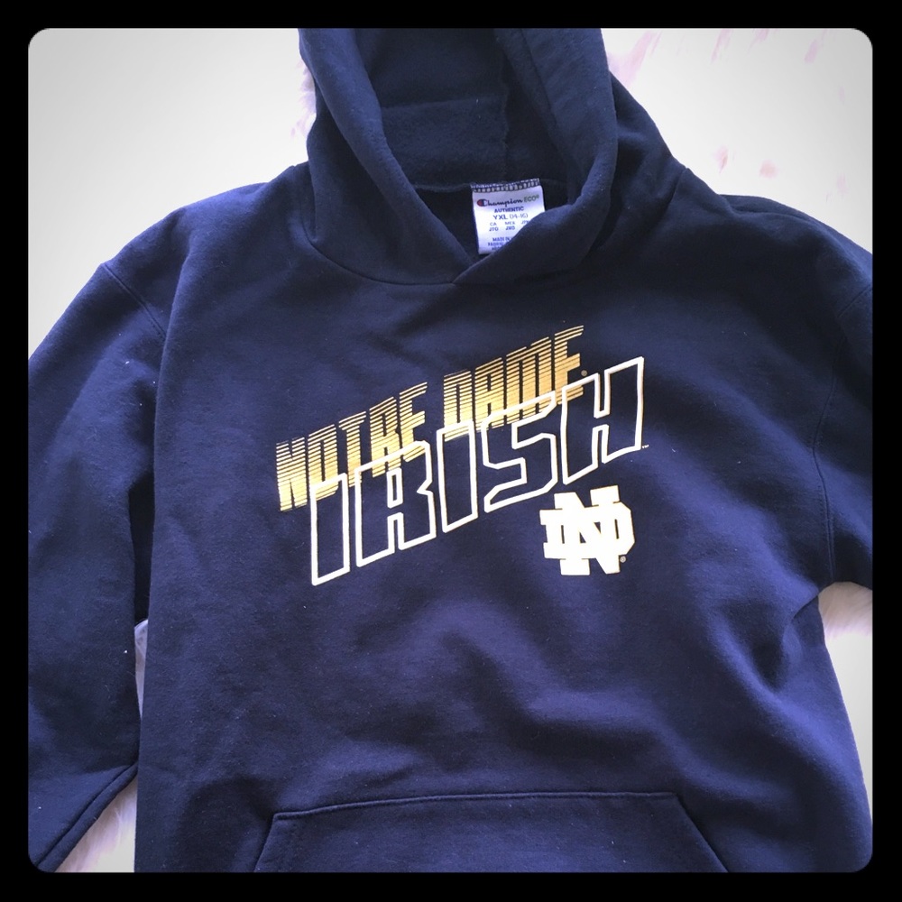 Notre Dame hoodie worn once